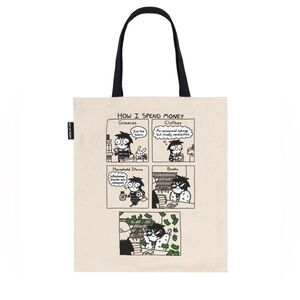 Sarah’s Scribbles Money Tote Bag NWT